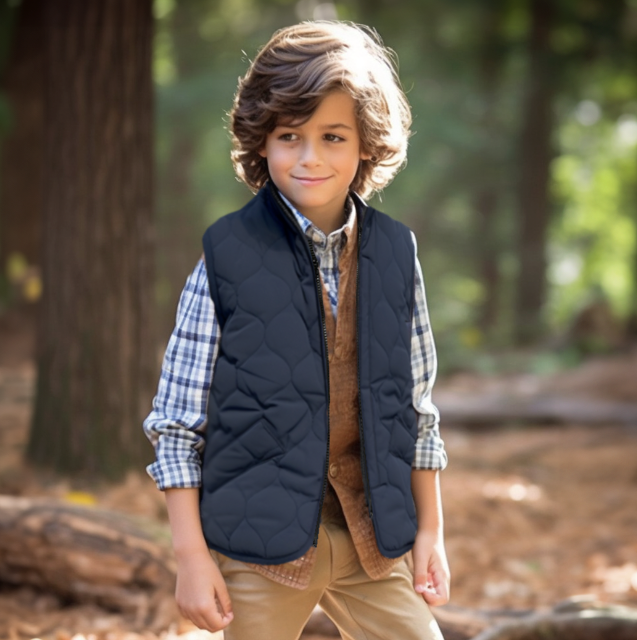 SP RHODES Kids Unisex Preppy Lightweight Equestrian Vest