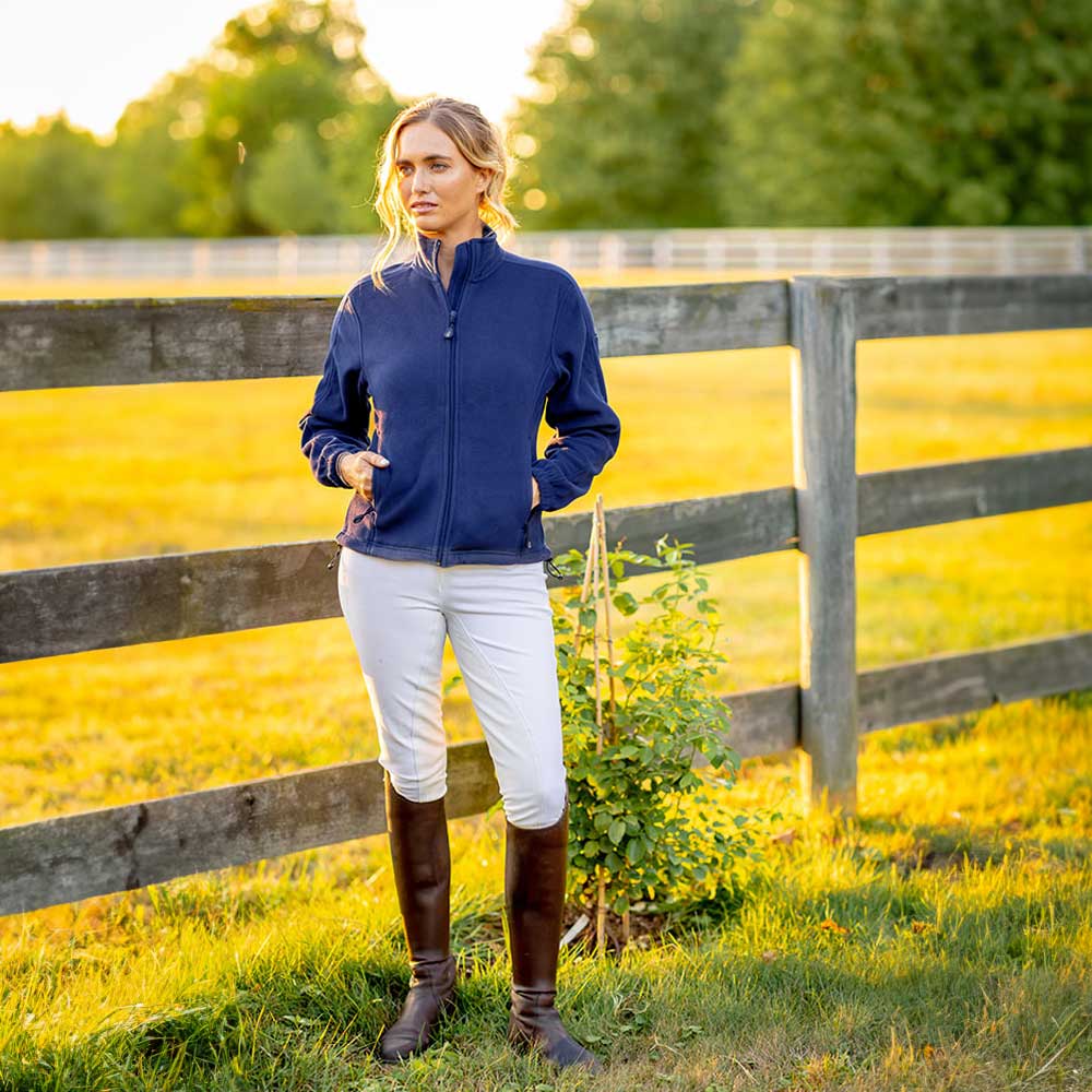 NonPilling Equestrian Polar Fleece Riding Jacket SP RHODES® Official