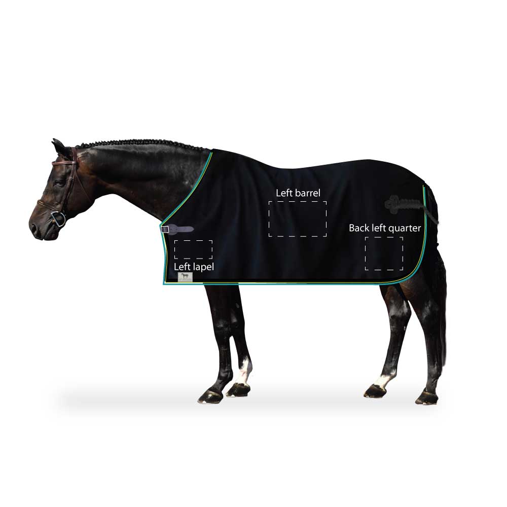 Custom Blue Scrim Sheet - Includes Left Barrel Logo - Image 4