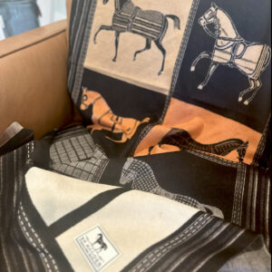 SP RHODES Customizable Cashmere/Wool Blend Scarf - Uptown Ponies