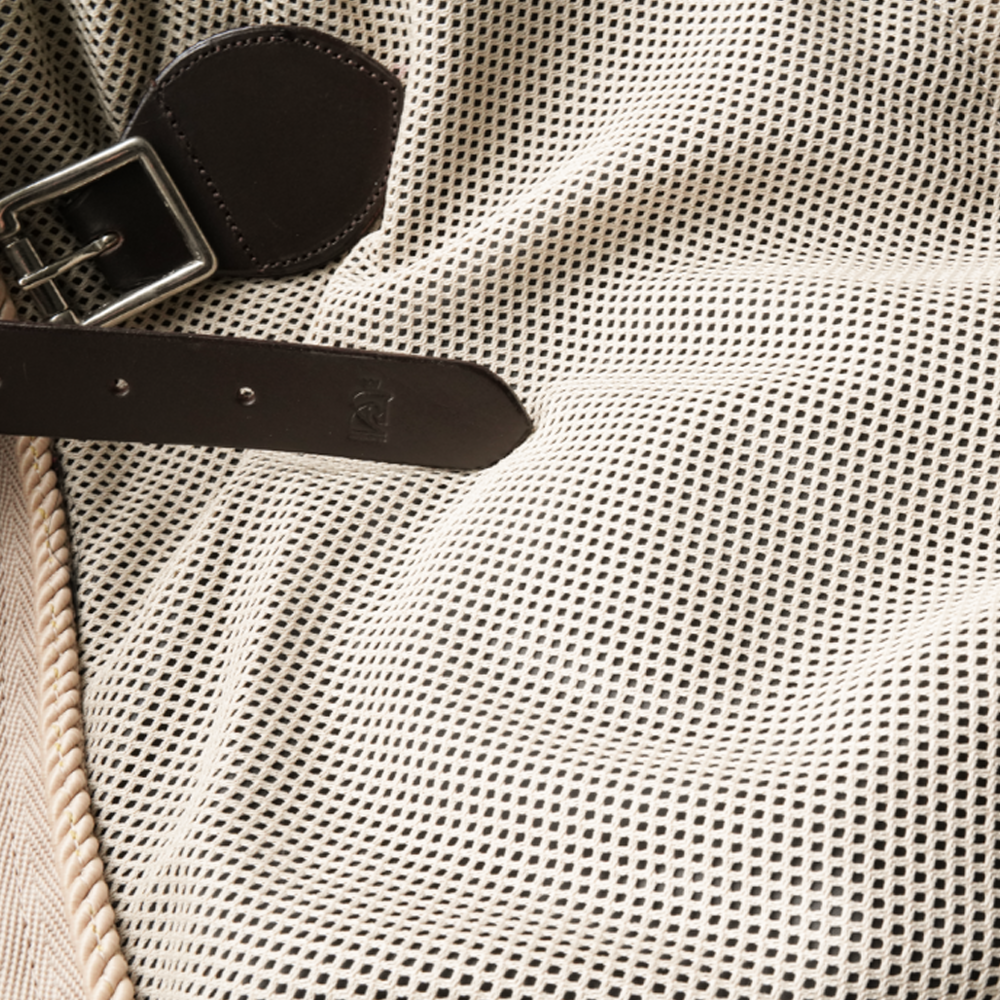 Custom Tan Scrim Sheet - Includes Left Barrel Logo